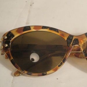 SOVER Fashion Brown Mottled & Black Frame Italy